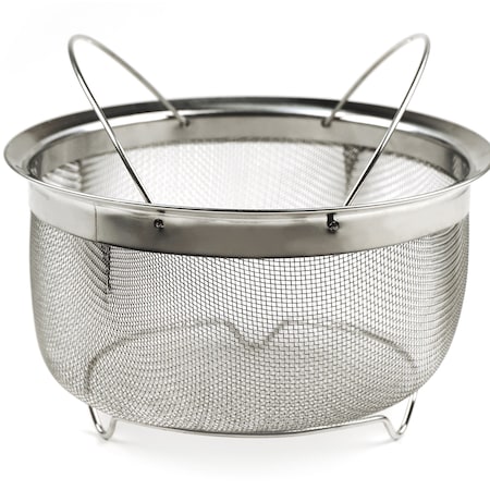 Rsvp International Mesh Basket - Folding Handles - 3qt M8-FH